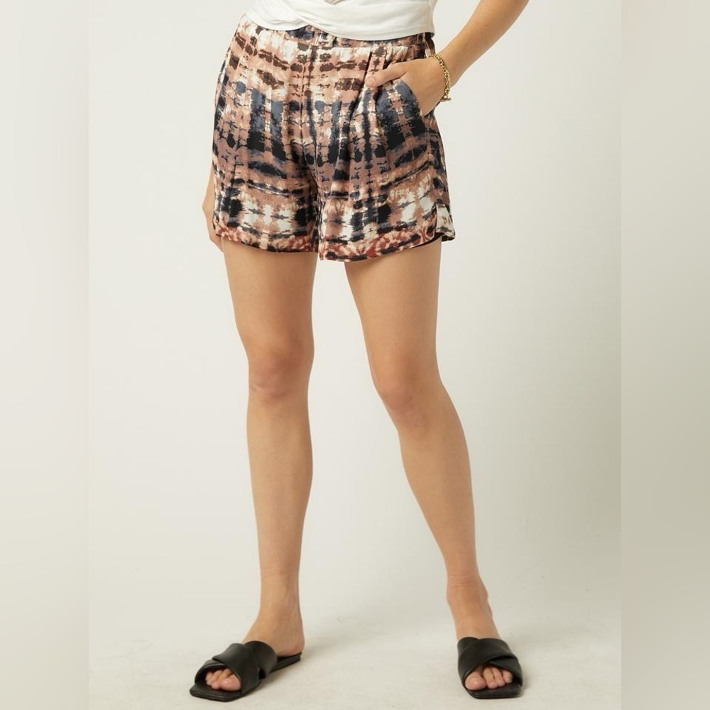 Fifteen Twenty Print Shorts tie dye boho size Small